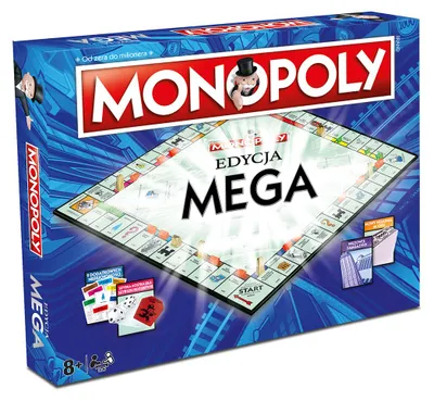 Obrázek produktu pro VÍTĚZNÉ HRY Desková hra Monopoly: Mega edice