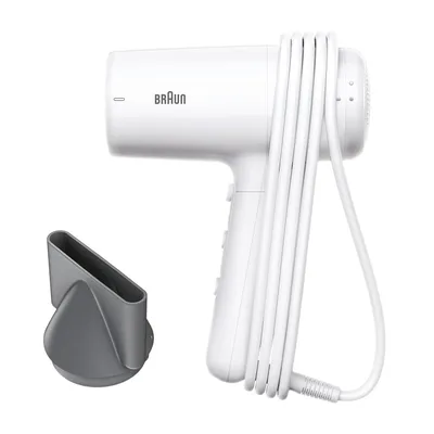Produktbild von Haartrockner 2100W mit Stylingdüse, 3 Temperaturstufen, 2 Geschwindigkeiten & Kaltstufe, Leichtes Design, Abnehmbarer Luftfilter, 195cm Kabel Weiß