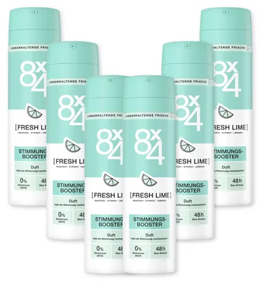 Produktbild von 8x4 Deo Spray Fresh Lime 6x150ml Frisch-fruchtiger Duft mit Zitrusnoten