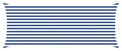 Immagine prodotto di Tenda da sole vidaXL blu e bianca 5 x 2 m, 100% poliestere Oxford