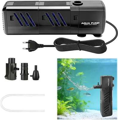Zdjęcie produktu dla Filtr akwariowy 4-w-1, 800 l/h, 8 W, cyrkulacja wody, do akwarium
