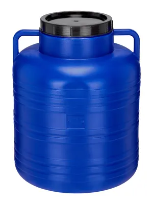 Image de Fût en plastique Garronda 80 L Fût sans BPA Contenant avec couvercle pour aliments et GD-0087, bleu