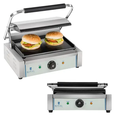 Obrázek produktu pro Expondo Royal Catering Kontaktní gril – horní část rýhovaná – 2 200 W