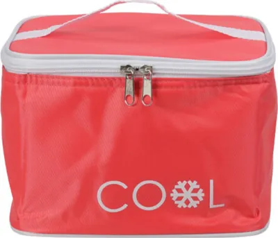 Image de Sac isotherme Excellent Houseware, polyester, 21,5 x 15 x 15 cm, 4 l, rouge