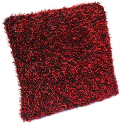 Produktbild von Kissenbezug Wiese 60x60 Rot Kissenhülle kuschlig weich Deko Kissen Couchkissen Sofakissen