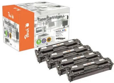 Obrázok produktu pre Peach 111916 Tonerová kazeta 4 ks Kompatibilná čierna, azúrová, purpurová, žltá