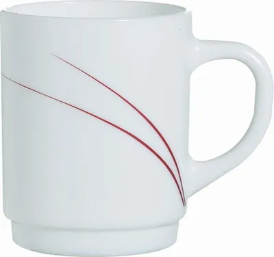 Produktbild von 6x Henkelbecher 25 cl, stapelbar Pappbecher, Kaffeetasse