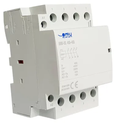Obrázok produktu pre Modulárny istič 230 V AC, 40 A, 4 póly, pre trojfázové systémy, typ NM-IS 40-40, model XBS 0406