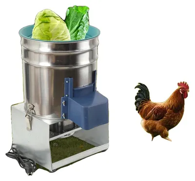 Immagine prodotto di Tritatutto elettrico per mangime, capacità di 30 litri, potenza di 550 W, tensione di 220 V, capacità di taglio di 400 kg/h, realizzato in acciaio inossidabile