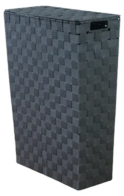 Image de PANIER À LINGE DE NICHE - 31 ou 48 litres - GRIS - Collecteur à linge Trieur à linge Panier à linge Panier en tissu tressé, taille : taille 2