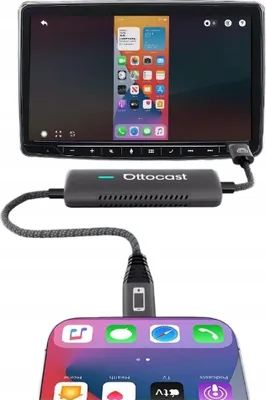 Zdjęcie produktu dla Ottocast Mirror Touch Bezprzewodowy CarPlay Car Adpater DisplayPort