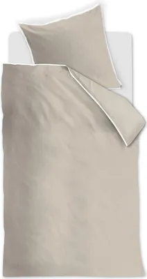 Produktbild von Rivièra Maison  Bettwäsche Wishes Sand 155X220 155 x 220 cm + 1x 80 x 80 cm 1 Bettbezug, 1 Kissenbezug Sand