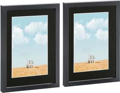 Two identical framed pictures are displayed side-by-side.