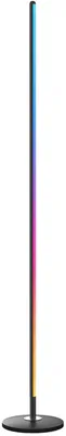 Image de Govee LED Lampadaire lite Salon, Lampadaire WiFi à intensité variable, Travailler avec Alexa et Google Assistant, 16 millions de couleurs, Modes musicaux Noir