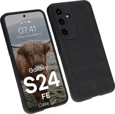 Produktbild von Robuste Handyhülle für Galaxy S24 FE, Bizon Case Tur, Schwarz
