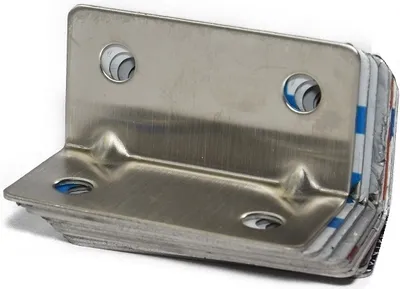 Produktbild von Edelstahl Winkel 20x20x40mm (VE 10 Stück) Lochwinkel Montagewinkel Verbinder