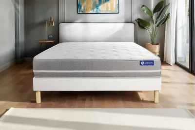 Obrázek produktu pro Matrace Actimemo touch 80x190 cm + rám postele s lamelovým roštem, stupeň tuhosti 2, paměťová pěna, výška: 20 cm