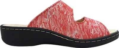 Imagen del producto de Zapatos de mujer de la marca Hickersberger, tipo sandalia, con plantilla roja, para uso casual
