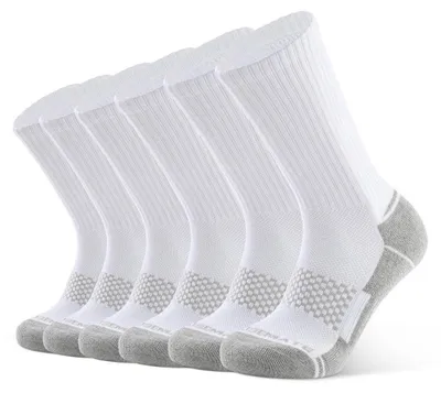 Produktbild von Sportsocken Herren Atmungsaktive Gekämmte Baumwolle Schwarz Weiß Grau 39-42 43-46 47-50 6er Pack