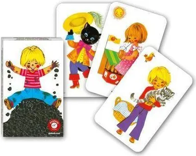 Produktbild von Schwarzer Peter Quartett Kinder-Kartenspiel mit Vintage-Motiven