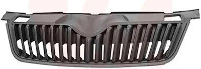 Produktbild von VAN WEZEL 7628510 Kühlergrill Frontgrill für SKODA Fabia II Schrägheck (542) Schwarz
