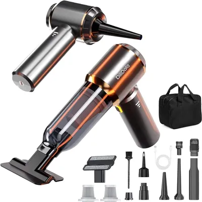 Produktbild von Handstaubsauger Akku 26000PA Kabellos, 3-Gang Autostaubsauger mit Bürstenlosem Motor, Schnellladung, Multifunktional für Auto, Sofa & Tierhaare