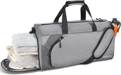 Produktbild von Famanu Sport- und Reisetasche mit Schuhfach und Nassfach - Schwarz