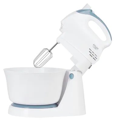 Zdjęcie produktu dla Adler AD 4202, Mikser stojący, Biały, Miksowanie, Plastik, 300 W, 1,85 kg