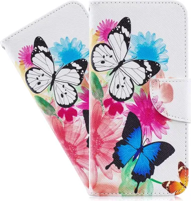Produktbild von Für Xiaomi Redmi 15 5G Kunstleder Motiv Design Book Wallet Schutz Tasche Hülle