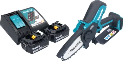 Produktbild von Makita DUC 101 RM201 Akku Astsäge 18 V 10 cm Brushless + 2x Akku 4,0 Ah + Ladegerät