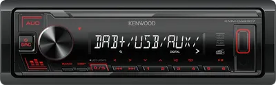Obrázok produktu pre Kenwood KMM-DAB307AO, Čierna, 1 DIN, 200 W, 4.0 kanály/kanálov, 50 W, 20 - 20000 Hz