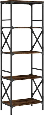Obrázek produktu pro vidaXL Regál 5 polic kouřový dub 59x35x171 cm materiál na bázi dřeva