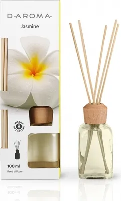 Produktbild von Duftdiffusor D-aroma Reed Diffuser 100ml Jasmin Lufterfrischer