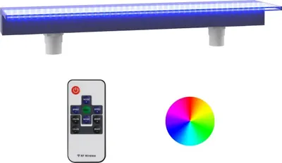 Obrázok produktu pre vidaXL Vodopádový prvok s RGB LED Akryl 108 cm