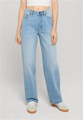 Immagine prodotto di Urban Classics Jeans da donna Mom Jeans blu, modelli basic, 100% cotone, taglia 34