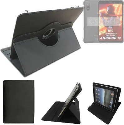 Produktbild von High quality kompatibel mit Ulefone Armor Pad Schutz Hülle 360° Tablet Case Schutzhülle Flip Cover  schwarz. Tablet Hülle drehbar Standfunktion