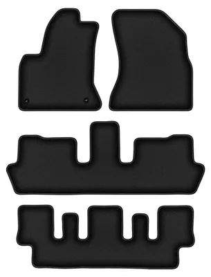 Immagine prodotto di Tappetini in moquette per Citroen C4 Grand Picasso 2006-2013 (7 posti) – set 4 pezzi, neri, su misura – Wielganizator DURBAN