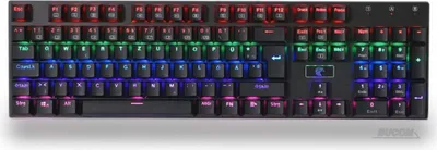 Produktbild von USB Hochwertiges 105 Tasten Mechanische Gaming Tastatur Multicolor 9 LED-Hintergrundbeleuchtung