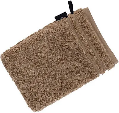 Produktbild von Vossen 116048 | Vienna Style Supersoft Waschhandschuh / 22 x 16 cm - Farbe: Camel - Größe: 22 x 16 cm