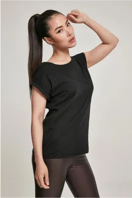 Image de Urban Classics Ladies - Organic Extended Shirt schwarz - 5XL