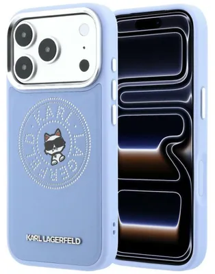 Produktbild von Karl Lagerfeld Ringständer 360 Saffiano Klassisches Logo MagSafe Apple iPhone 18 Pro / 17 Pro burgunder