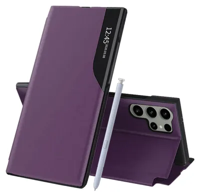 Obrázok produktu pre Techsuit eFold Series puzdro pre Samsung Galaxy S25 Ultra – fialové (Purple)
