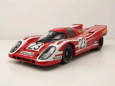 Produktbild von Porsche 917K #23 Sieger 24h Frankreich 1970 Herrmann Attwood Modellauto 1:18 Norev