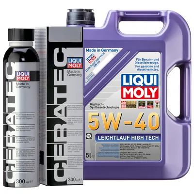 Produktbild von LIQUI MOLY Leichtlauf High Tech 5W-40 5L Cera Tec Keramik Verschleißschutz 300ml
