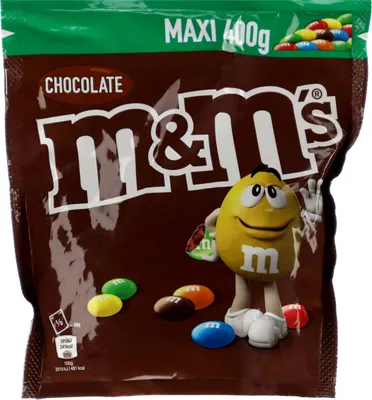Image de Choco M et M en forme de lentilles au chocolat au lait enrobé de sucre 400g