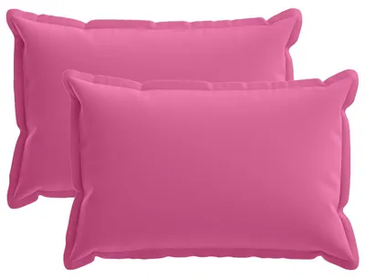 Imagen del producto de vidaXL Fundas de cojín, 2 unidades, color rosa, modelo HOUTEN, 50 x 70 cm, material: poliéster