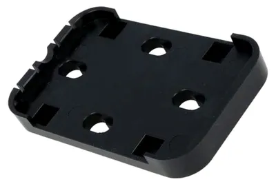 Produktbild von Griffhalterung, schwarz 95x60mm