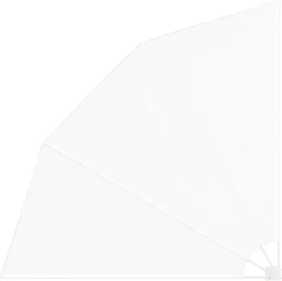 Produktbild von vidaXL Balkon Sichtschutz 210 x 210 cm Polyester Weiß