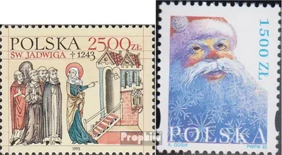Produktbild von Briefmarken Polen 1993 Mi 3470,3474 (kompl.Ausg.) postfrisch Hl. Hedwig