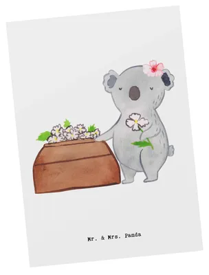 Produktbild von Mr. & Mrs. Panda Postkarte Bestatterin Herz - Weiß - Geschenk, Fotokarte, bildkarte, Postkarten, Ansichtskarte, Grußkarte